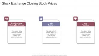 Stock Exchange Closing Stock Prices In Powerpoint And Google Slides Cpb