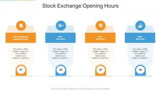 Stock Exchange Opening Hours In Powerpoint And Google Slides Cpb