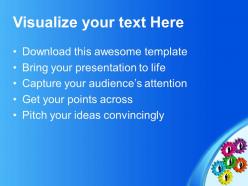 Stock gear powerpoint templates business growth global teamwork ppt layouts