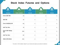 Stock index futures and options ppt powerpoint presentation file microsoft