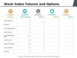 Stock index futures and options ppt powerpoint presentation visual aids gallery