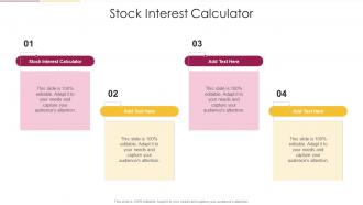 Stock Interest Calculator In Powerpoint And Google Slides Cpb