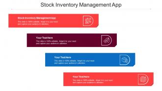 Stock Inventory Management App Ppt Powerpoint Presentation Professional Visuals Cpb