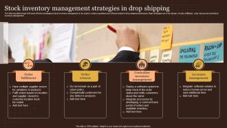 Stock Inventory Management Strategies In Drop Shipping