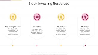 Stock Investing Resources In Powerpoint And Google Slides Cpb