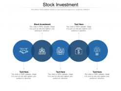 Stock investment ppt powerpoint presentation professional files cpb