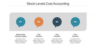 Stock levels cost accounting ppt powerpoint presentation ideas design templates cpb