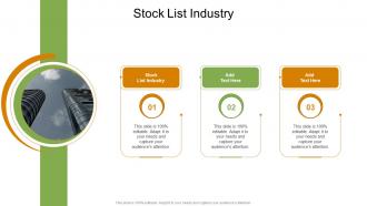 Stock List Industry In Powerpoint And Google Slides Cpb