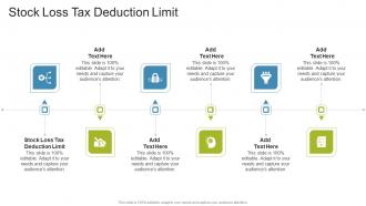 Stock Loss Tax Deduction Limit In Powerpoint And Google Slides Cpb