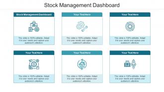 Stock management dashboard ppt powerpoint presentation portfolio background image cpb