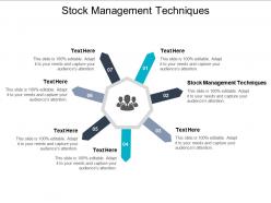 Stock management techniques ppt powerpoint presentation icon format ideas cpb