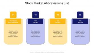 Stock Market Abbreviations List In Powerpoint And Google Slides Cpb