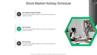 Stock Market Holiday Schedule In Powerpoint And Google Slides Cpb