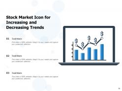 Stock Market Icon Currency Representing Investing Increasing