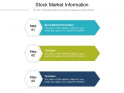 Stock market information ppt powerpoint presentation professional inspiration cpb