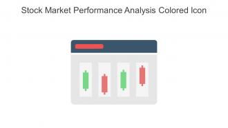 Stock Market Performance Analysis Colored Icon In Powerpoint Pptx Png And Editable Eps Format