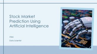 Stock Market Prediction Using Artificial Intelligence PPT Demonstration AT