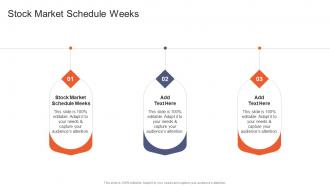 Stock Market Schedule Weeks In Powerpoint And Google Slides Cpb