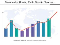 Stock Market Soaring Public Domain Showing Arrow Upward