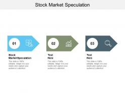 Stock market speculation ppt powerpoint presentation infographics graphics pictures cpb