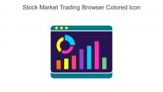Stock Market Trading Browser Colored Icon In Powerpoint Pptx Png And Editable Eps Format