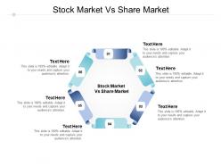 Stock market vs share market ppt powerpoint presentation file smartart cpb
