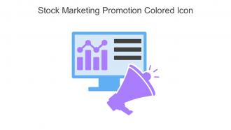 Stock Marketing Promotion Colored Icon In Powerpoint Pptx Png And Editable Eps Format