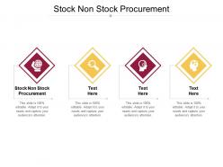 Stock non stock procurement ppt powerpoint presentation professional elements cpb