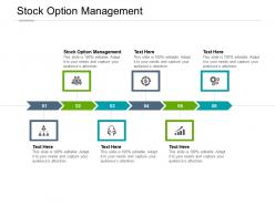 Stock option management ppt powerpoint presentation samples cpb