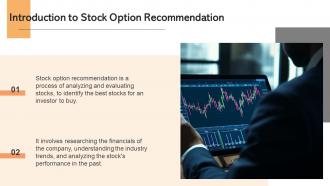 Stock Option Recommendation Powerpoint Presentation And Google Slides ICP Good Informative
