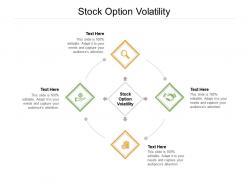 Stock option volatility ppt powerpoint presentation portfolio gridlines cpb