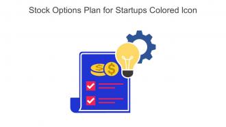 Stock Options Plan For Startups Colored Icon In Powerpoint Pptx Png And Editable Eps Format
