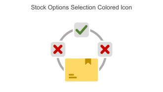 Stock Options Selection Colored Icon In Powerpoint Pptx Png And Editable Eps Format