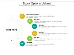 Stock options volume ppt powerpoint presentation styles tips cpb