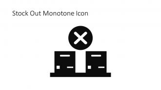Stock Out Monotone Icon In Powerpoint Pptx Png And Editable Eps Format