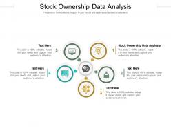 Stock ownership data analysis ppt powerpoint presentation infographic template cpb