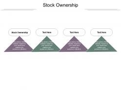 Stock ownership ppt powerpoint presentation gallery graphic images cpb
