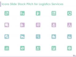 Stock Pitch For Logistics Services Powerpoint Presentation PPT Slide Template