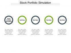 Stock portfolio simulation ppt powerpoint presentation model gridlines cpb