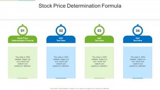 Stock Price Determination Formula In Powerpoint And Google Slides Cpb