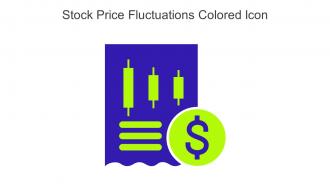 Stock Price Fluctuations Colored Icon In Powerpoint Pptx Png And Editable Eps Format