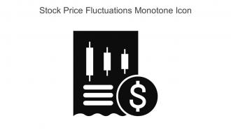 Stock Price Fluctuations Monotone Icon In Powerpoint Pptx Png And Editable Eps Format