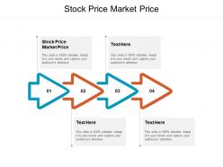 Stock price market price ppt powerpoint presentation infographics template cpb