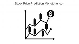 Stock Price Prediction Monotone Icon In Powerpoint Pptx Png And Editable Eps Format