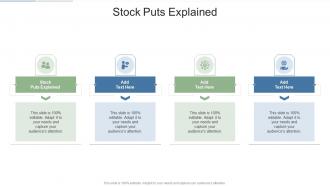 Stock Puts Explained In Powerpoint And Google Slides Cpb