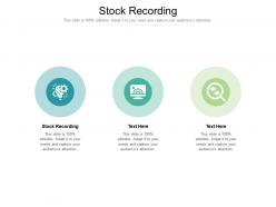 Stock recording ppt powerpoint presentation inspiration smartart cpb