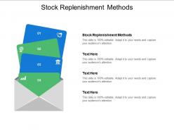 Stock replenishment methods ppt powerpoint presentation slides graphics template cpb