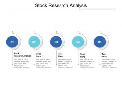 Stock research analysis ppt powerpoint presentation ideas templates cpb