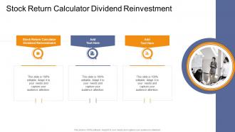 Stock Return Calculator Dividend Reinvestment In Powerpoint And Google Slides Cpb