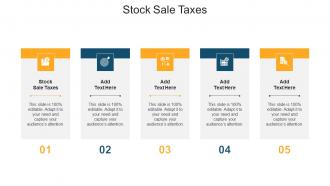 Stock Sale Taxes In Powerpoint And Google Slides Cpb